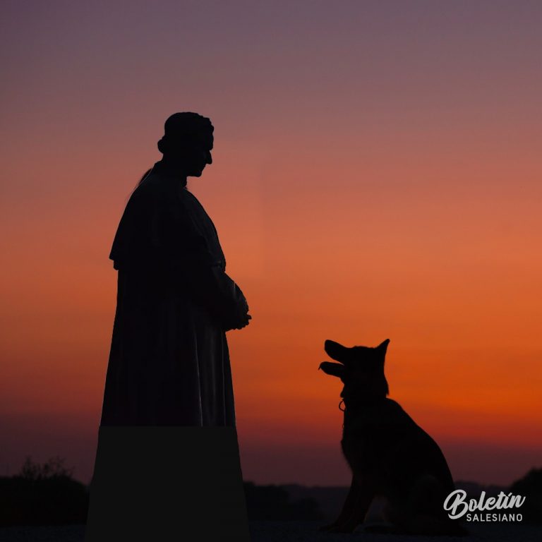 Don Bosco y sus encuentros con el perro «Gris»