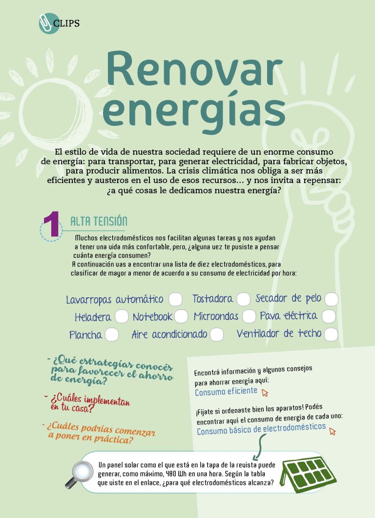 Renovar energías